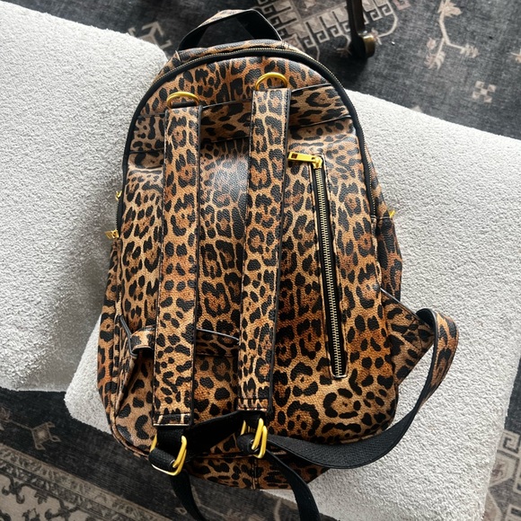 Fawn design leopard diaper backpack in like new condition - Picture 2 of 2